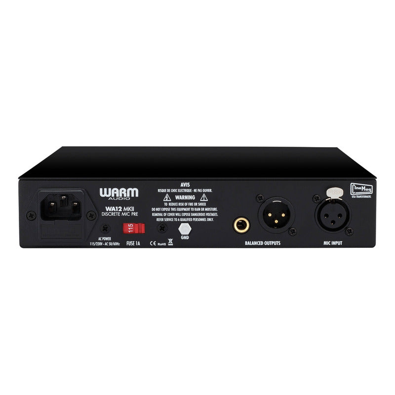 Warm Audio Wa12 Mkii Preamplificador De Micrófono 110v