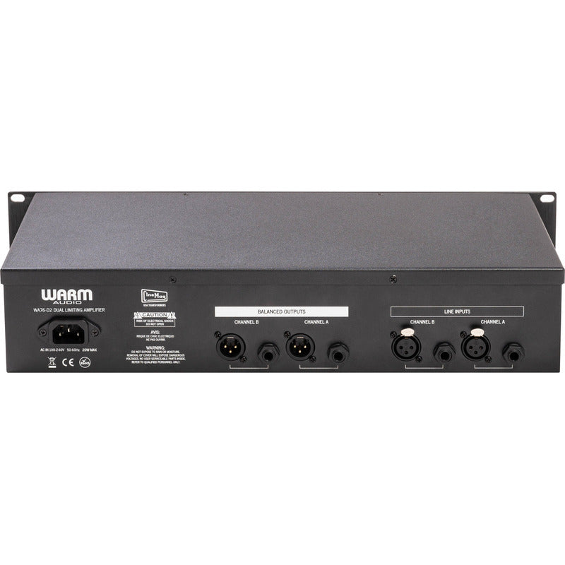 Warm Audio Wa76-d2 Compresor Fet Dual Procesador Dinamico