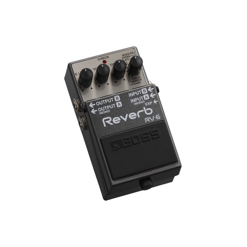 Boss Rv-6 Pedal De Efectos Digital Reverb Negro