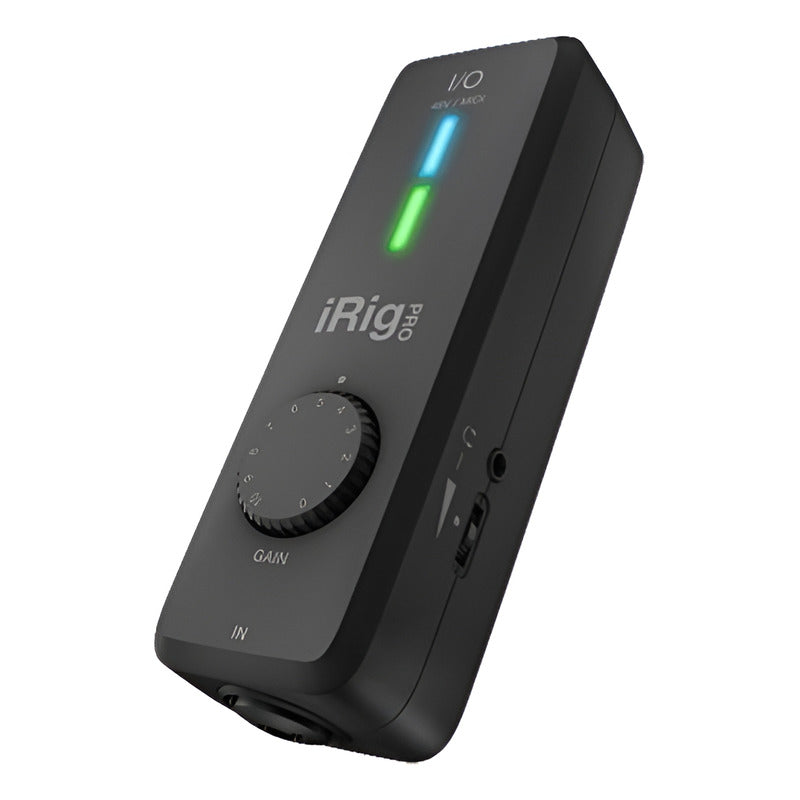 Ik Multimedia Irig Pro I/o Interfaz De Audio Ios Mac Y Pc  Negro