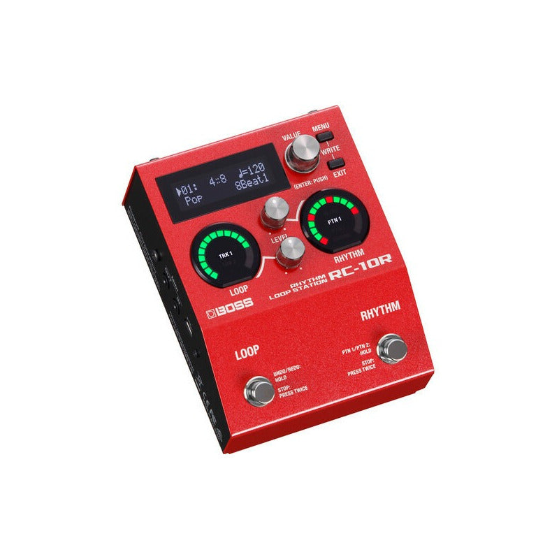 Boss Rc-10r Pedal De Efectos Rhythm Loop Station Rojo