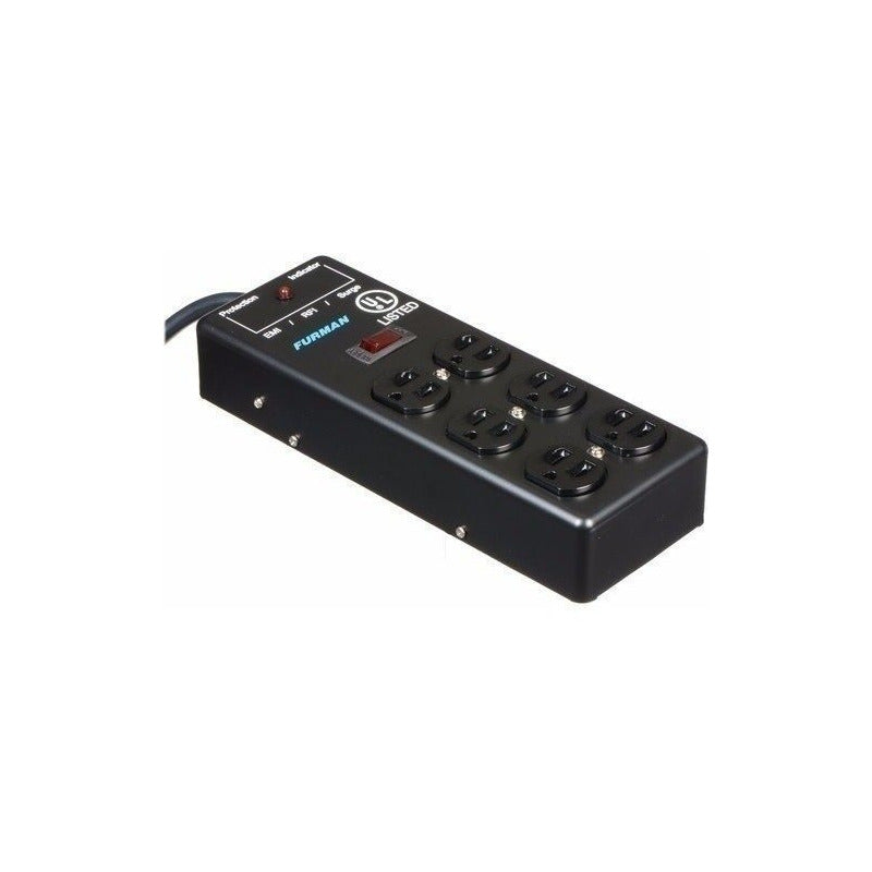 Multitoma Furman Ss-6b - Regleta 4,5 Metros Negro