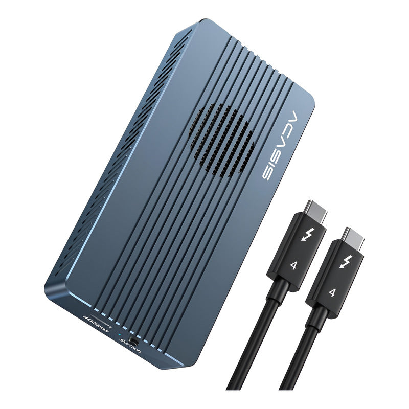 Acasis Tbu405 Pro Carcasa Ssd M.2 Nvme De 40 Gbps Gris Oscuro