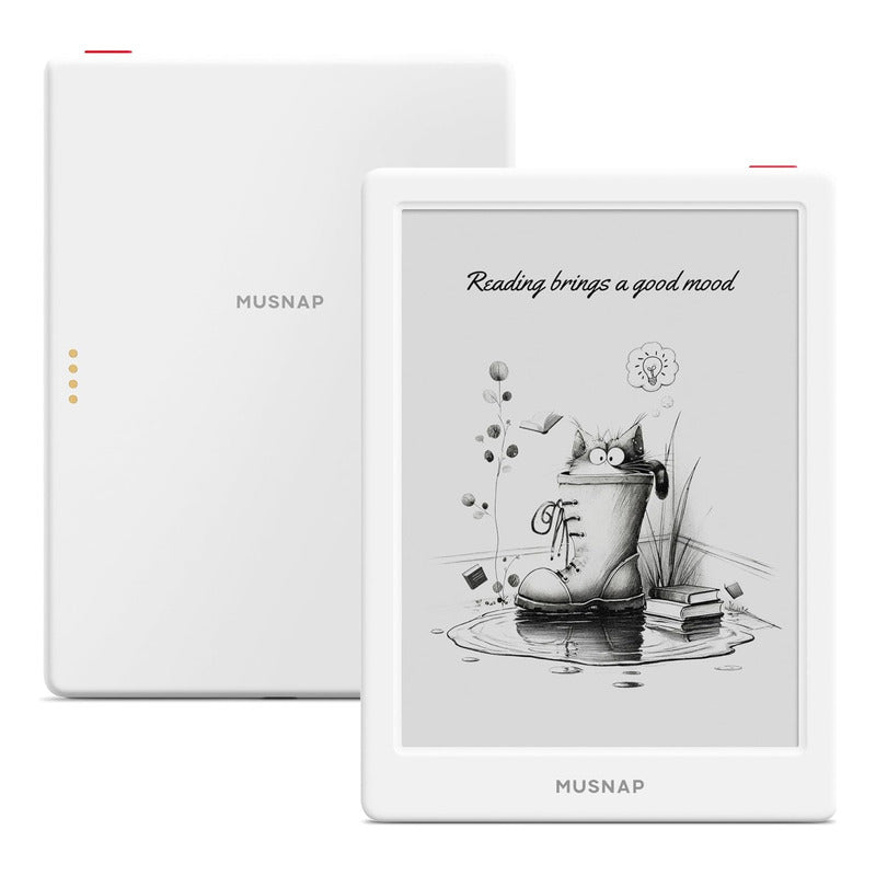 Musnap Neo 6   Lector De Libros Digitales B/n2 Gb Ram 64 Gb Blanco