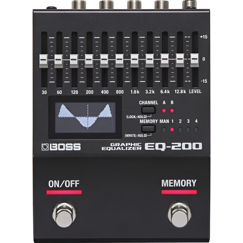 Boss Eq-200 Pedal De Efectos Graphic Equalizer Negro