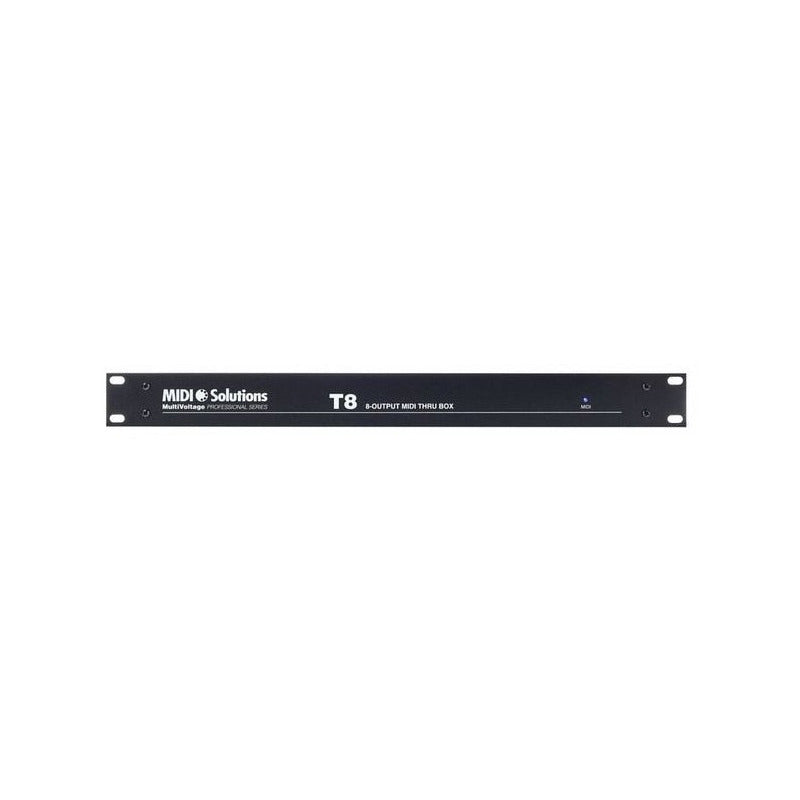 Midi Solutions T8 Thru Interfaz Midi 1x8 Negro