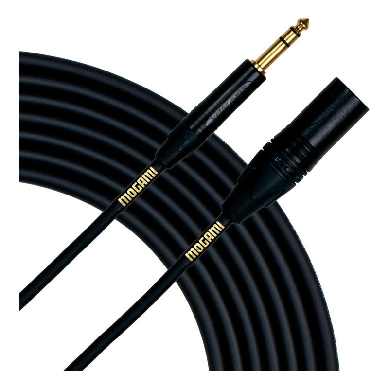 Mogami Gold Xlrm To Trs Cable 10ft