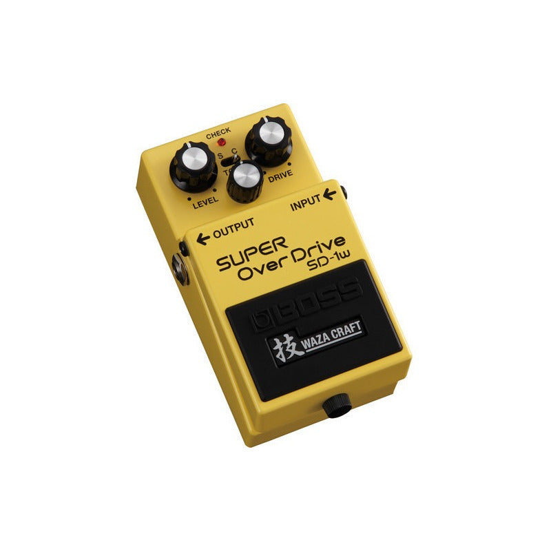 Pedal Boss Sd-1w Pedal De Efectos Waza Craft Super Overdrive Amarillo
