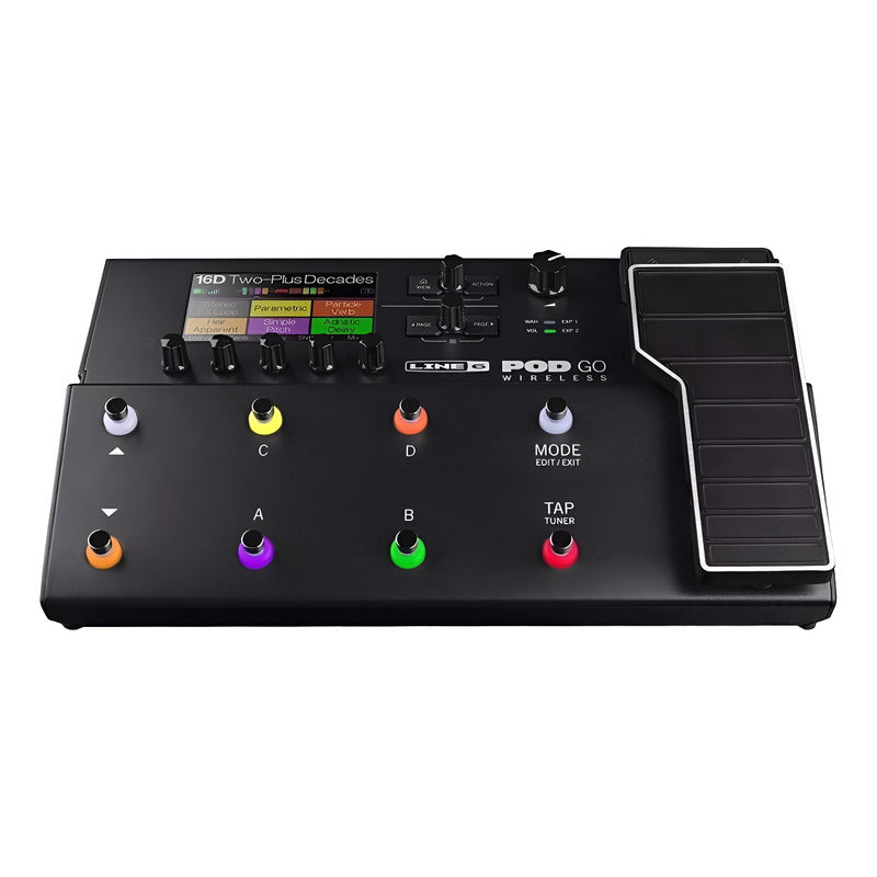 Pedal De Efecto Line 6 Pod Go Wireless  Negro Negro
