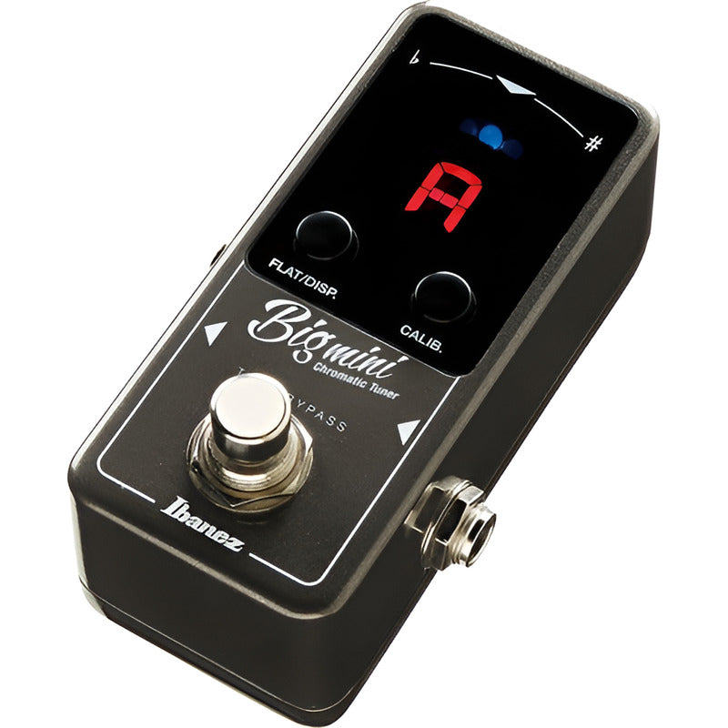 Ibanez Bigmini Mini Chromatic Pedal Tuner Silver Gris