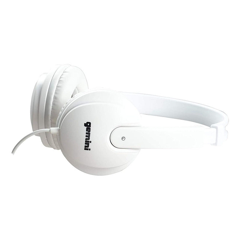 Gemini Djx-200 Audifonos Dj Profesional Blanco White