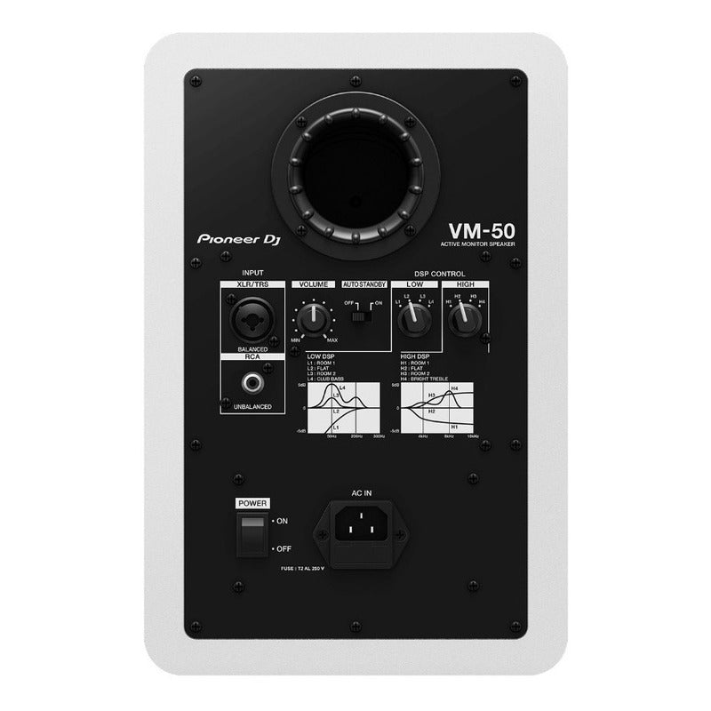 Pioneer Dj Vm-50 Monitor De Estudio Activo Blanco