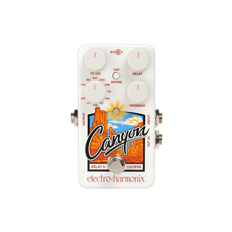 Electro-harmonix Canyon Pedal Delay Y Looper Blanco
