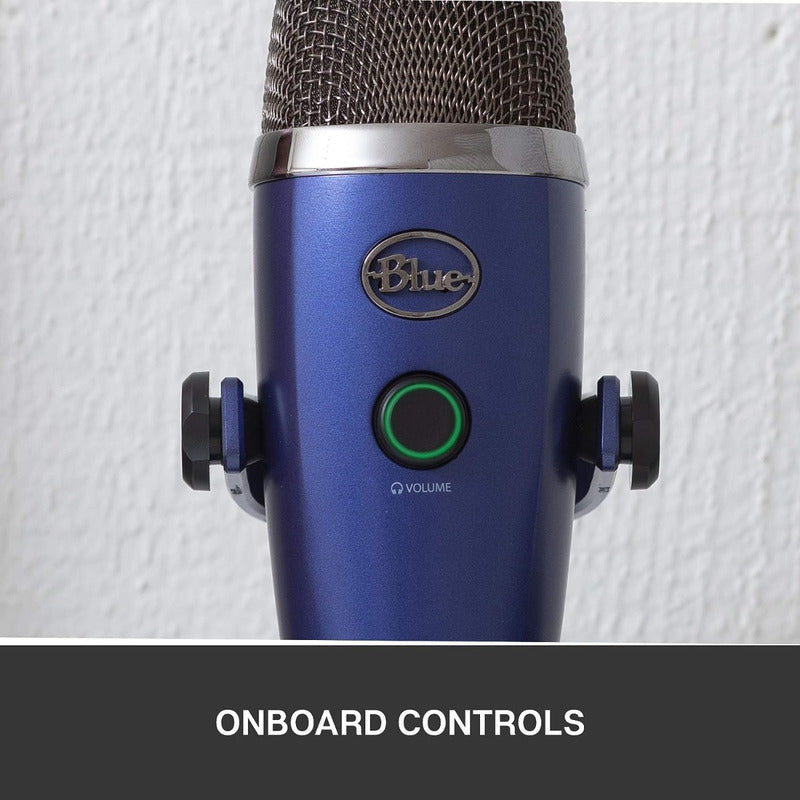 Blue Yeti Nano Micrófono Condensador Streaming Grabacion Vivid Blue