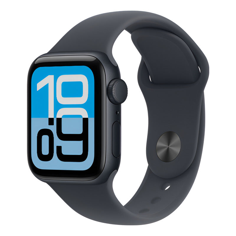 Apple Watch Se 3 Case Aluminio Sport S/m Gps 40mm Midnight Correa Deportiva Negro