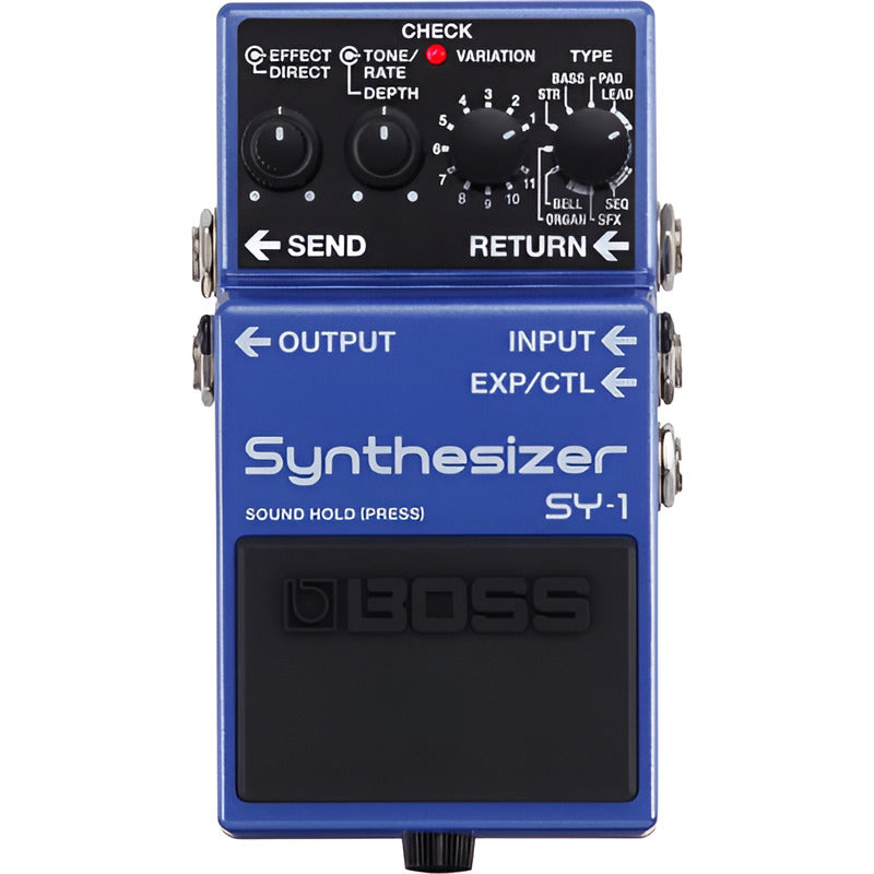 Boss Sy-1 Pedal Guitarra Sintetizador Azul