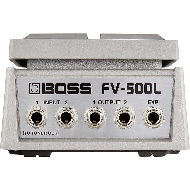 Boss Fv-500l Pedal Foot Volume Low Impedance Plateado/negro