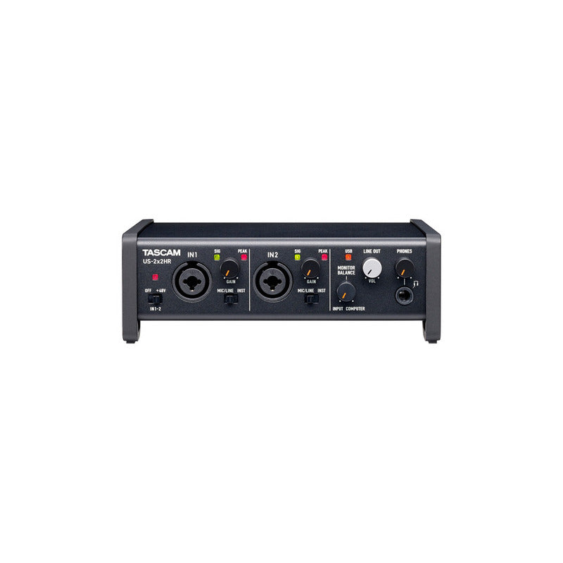 Tascam Us-2x2hr Interfaz De Audio Usb C Negro