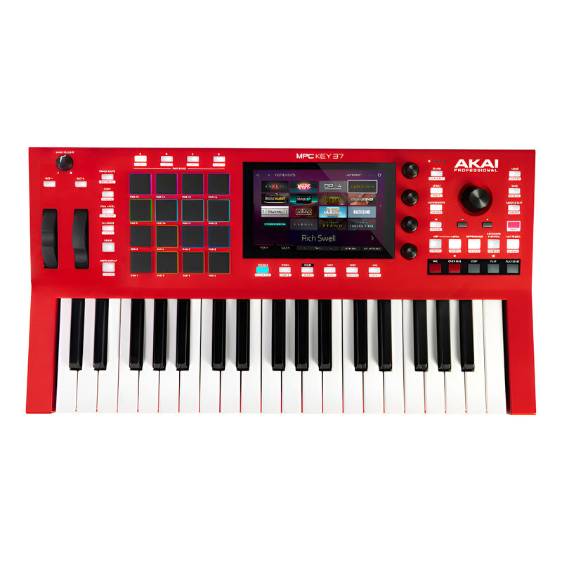 Akai Professional Mpc Key 37 Workstation Seq Key Standalone 110/220v Rojo