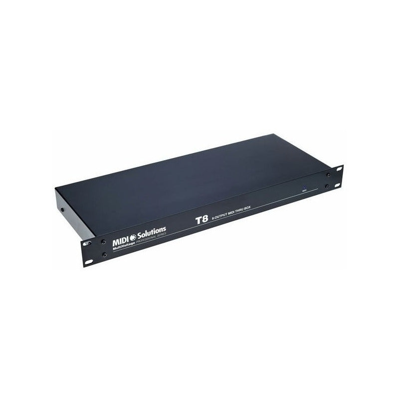 Midi Solutions T8 Thru Interfaz Midi 1x8 Negro