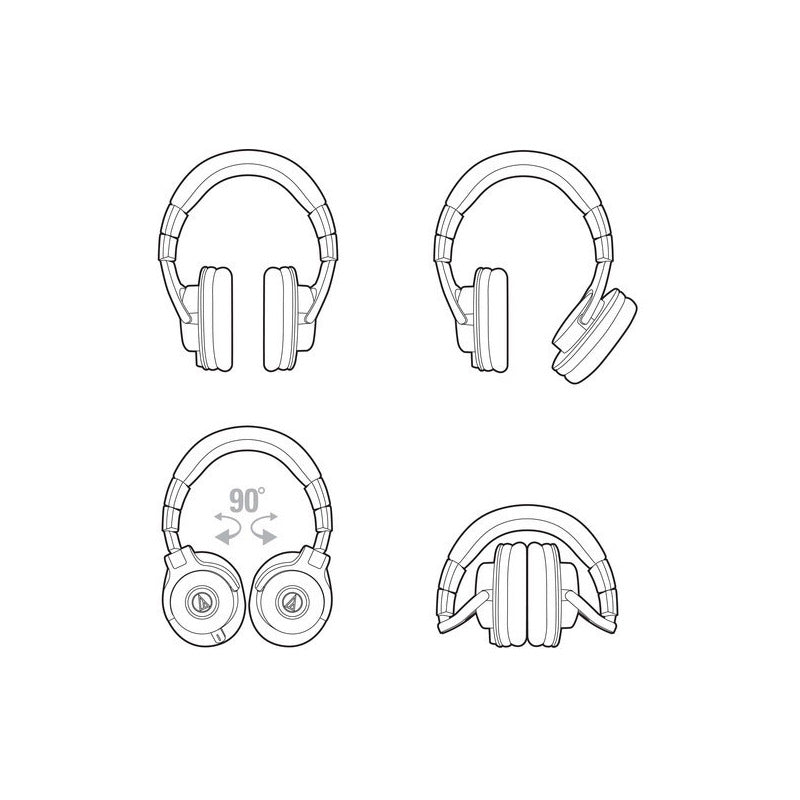Audio-technica Ath-m40x Audifonos Estudio Cerrados Negro