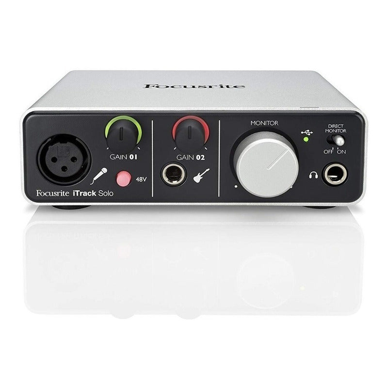 Focusrite Itrack Solo Interfaz Audio iPad Mac Y Pc Blanco