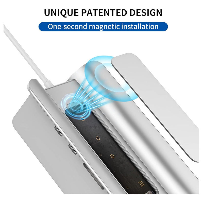 Mac Mini Hub Usb C 5 In 1 Con Bahía De Almacenamiento M.2 Gris
