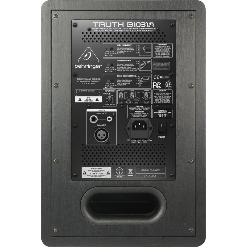 Behringer Truth B1031a Monitor Estudio Activo Negro