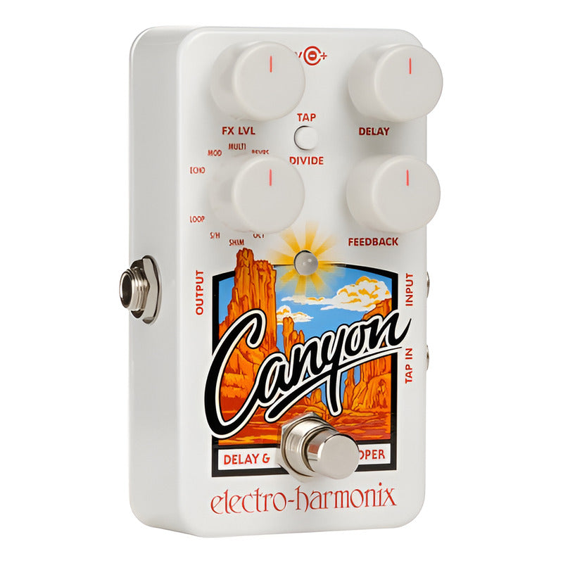 Electro-harmonix Canyon Pedal Delay Y Looper Blanco