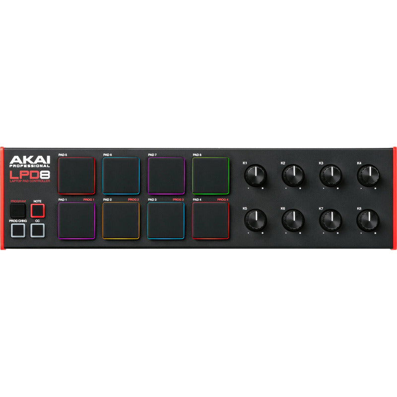 Akai Lpd8 Mk2 Controlador Midi  Negro