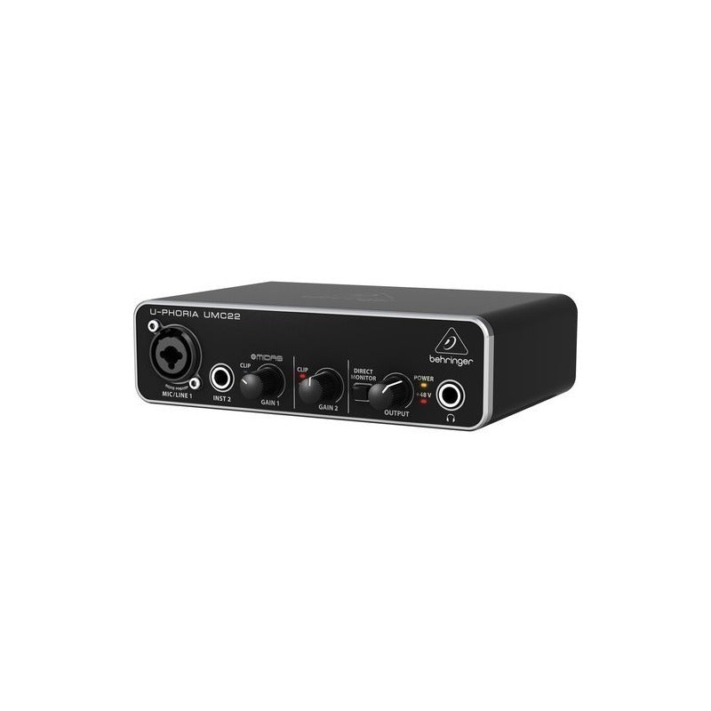 Behringer U-phoria Umc22 Interfaz De Audio Midas Negro