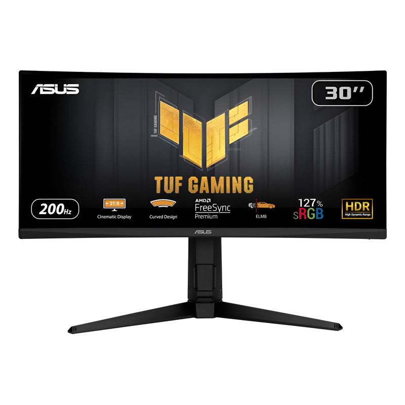 Tuf Gaming Vg30vql1a Monitor 29.5  Curved Ultrawide Negro