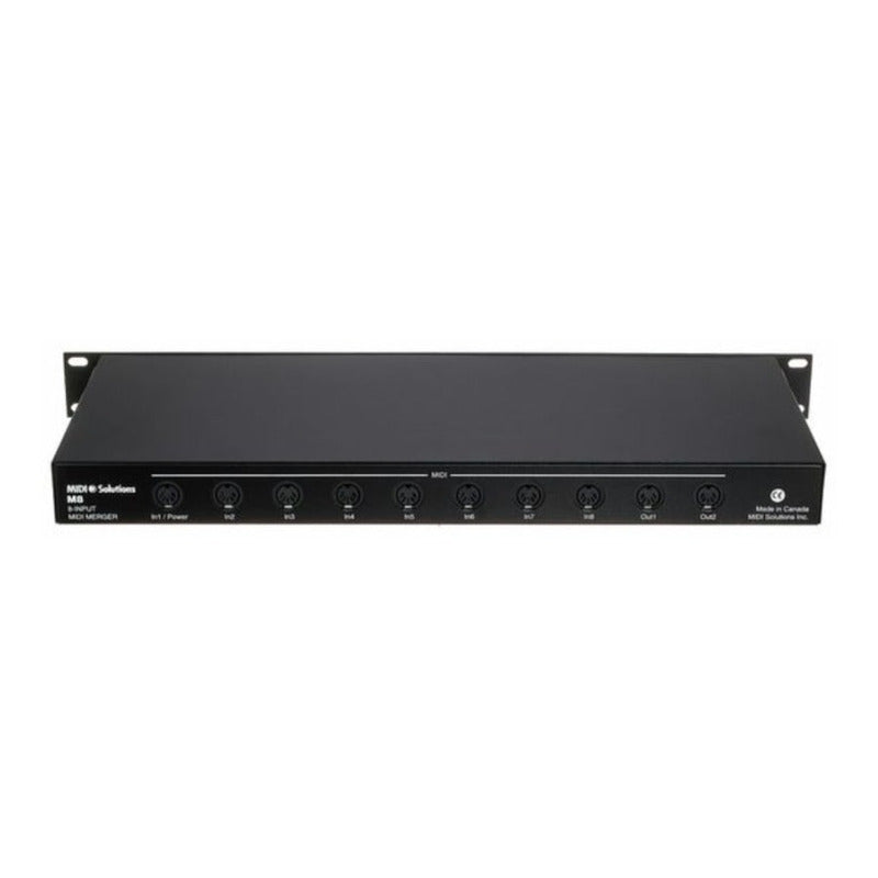 Midi Solutions M8 Interfaz Midi 8x2 Negro