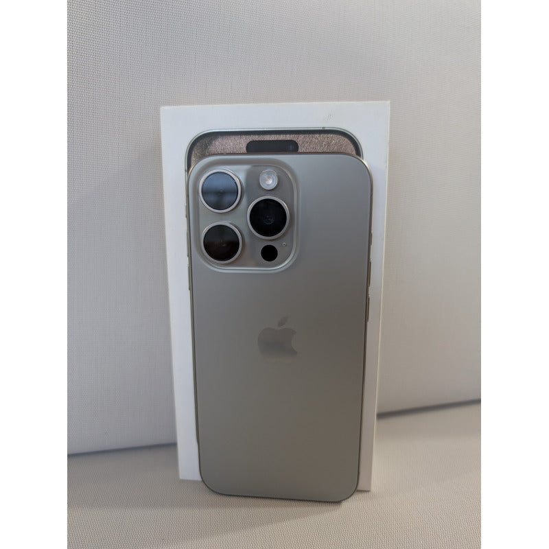 Apple iPhone 15 Pro 128 Gb 10/10 95% Batt Titanio Natural