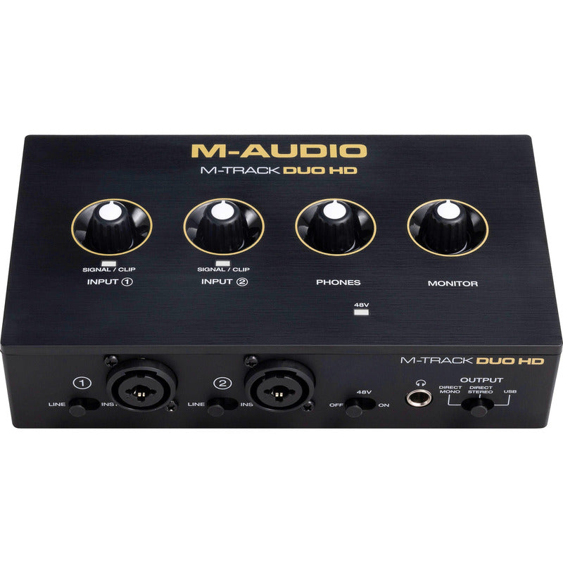 M-audio M-track Duo Hd Usb-c Interface De Audio Negro 110v