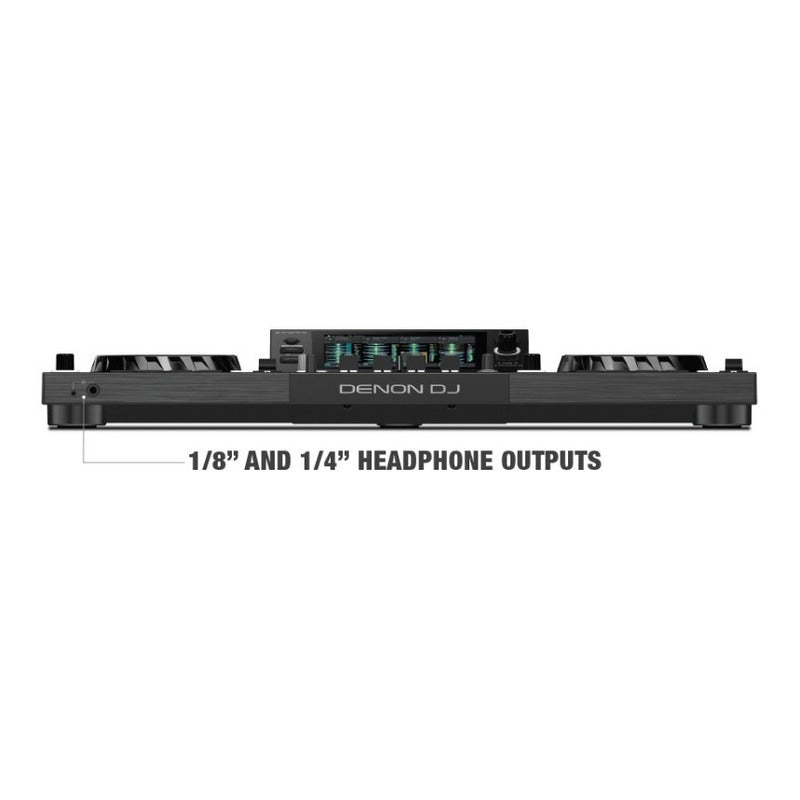 Denon Dj Sc Live 4 Controlador Dj Todo En 1 Sin Laptop Negro