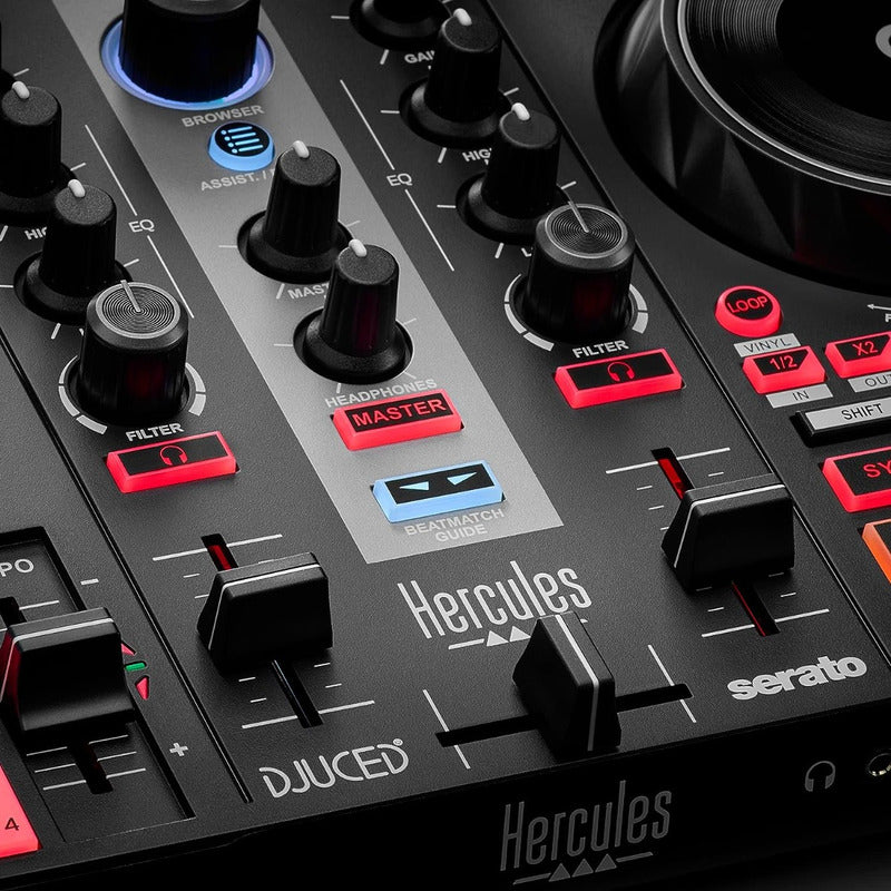 Hercules Dj Djcontrol Inpulse 200 Mk2 Controlador Dj Negro