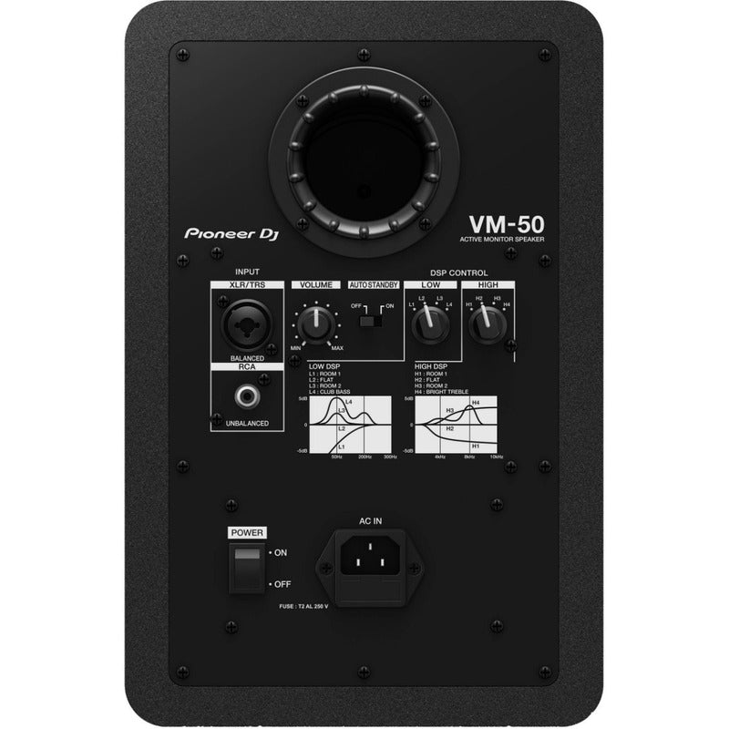 Pioneer Dj Vm-50 Monitor De Estudio Activo Negro