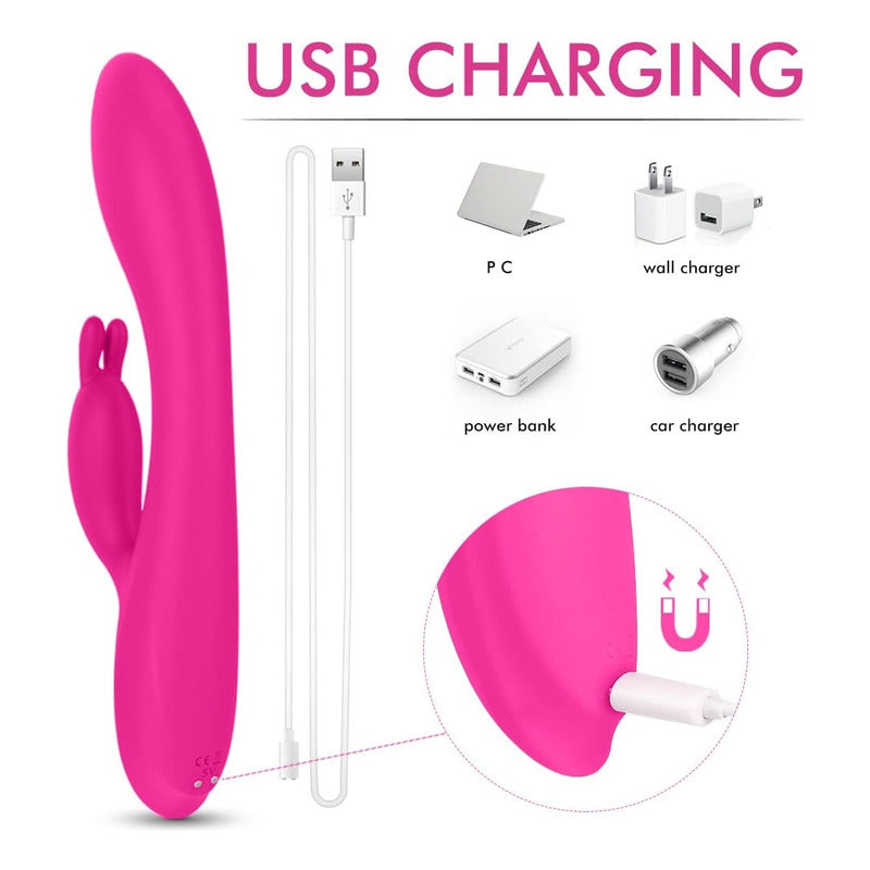 Phanxy Rabbit G Vibrador Spot Con Función De Calefacción