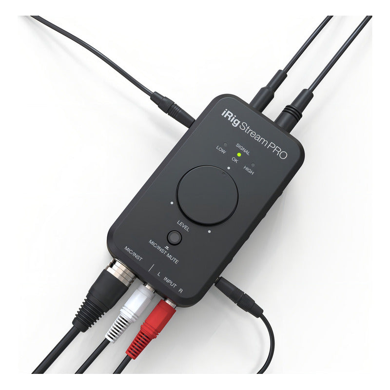 Ik Multimedia Irig Stream Pro Interfaz De Audio Negro