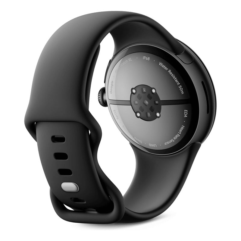 Google Pixel Watch 3 45mm Smartwatch Reloj Inteligente Matte Black Silicona Obsidian Matte Black