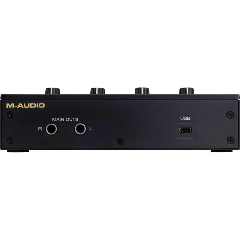 M-audio M-track Duo Hd Usb-c Interface Kit De Producción Negro 110v