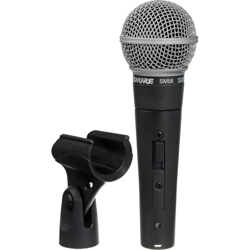 Shure Sm58s Microfono Dinámico Cardioide De Mano Negro