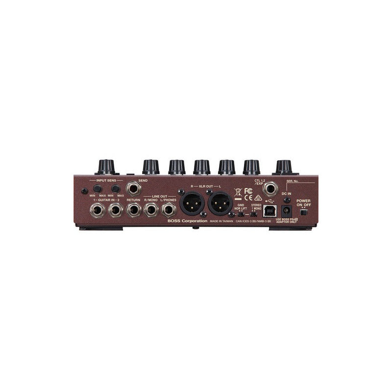 Boss Ad-10 Pedal De Efectos Acoustic Guitar Processor Marrón