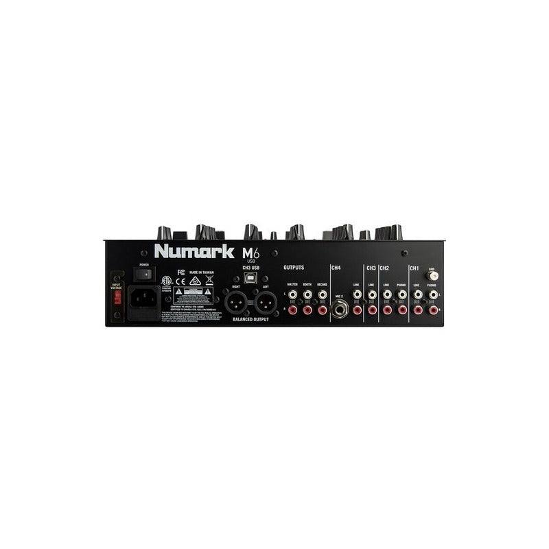 Numark M6 Usb Mezclador Dj 4 Canales