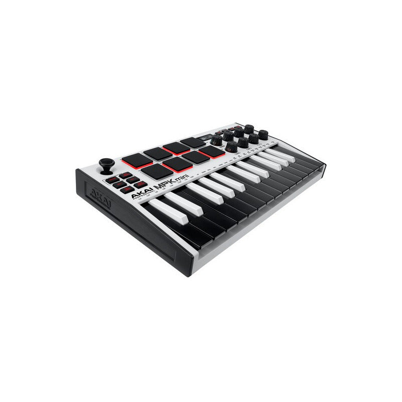 Akai Mpk Mini Mk3 Controlador Midi 25 Teclas Blanco Blanco