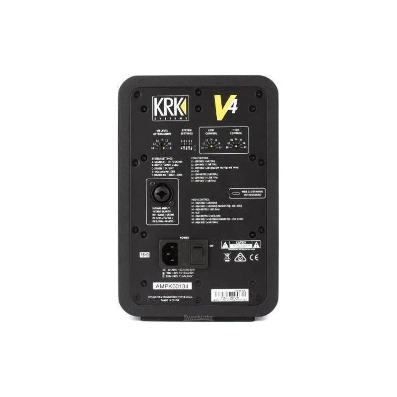 Krk V4 S4 Monitor De Estudio Activo Negro