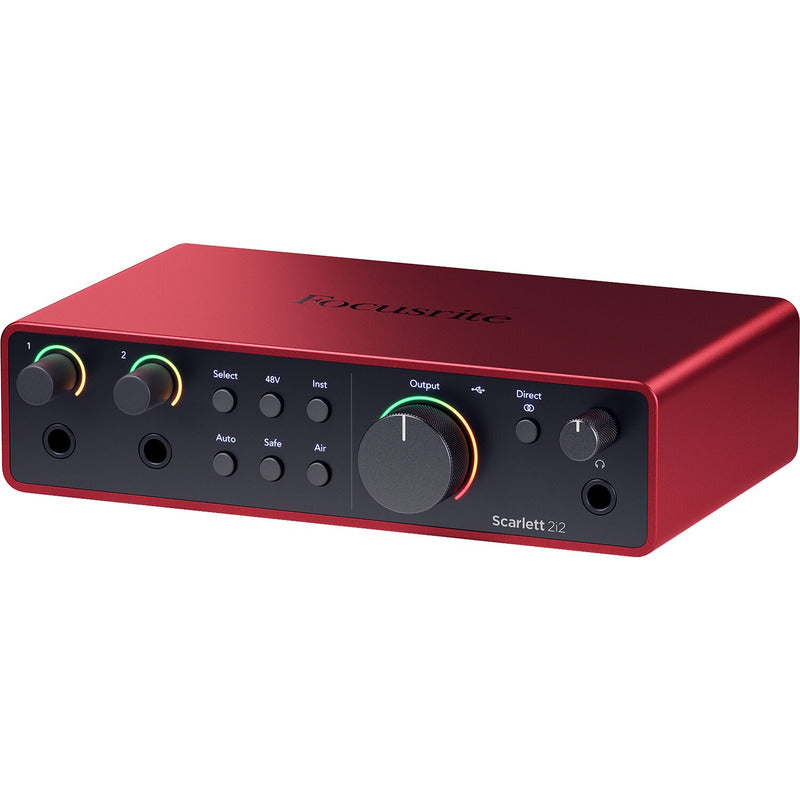 Focusrite Scarlett 2i2 Usb-c Audio Interface 4th Gen Rojo N/a
