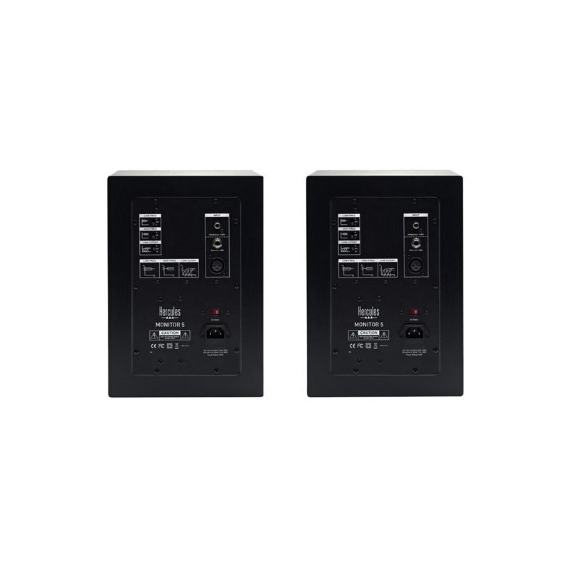 Hercules Dj Monitor 5 Monitores De Estudio Par Negro