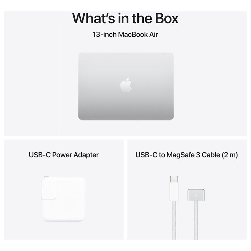 Macbook Air 13 M4 10c Cpu 8c Gpu 16gb Ram 256 Gb Ssd Kb Us Silver